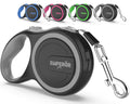 26 Ft Retractable Dog Leash for Large Dogs, up to 110 Lbs, Heavy Duty, Gray - GY26